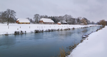 Ilmenautal Bad Bevensen im Schnee