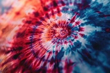 Abstract colorful tie dye fabric background