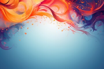 Abstract colorful background with space for your text. Abstract background for awareness day  - obrazy, fototapety, plakaty