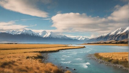 Obraz premium _Views_from_New_Zealand_South_Island