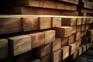 Pine lumber wood industrial wood.