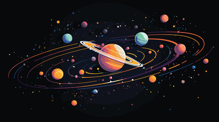 spacecraft venturing beyond our solar system. Depict challenges such as cosmic radiation, vast distances