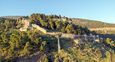 Fototapeta na wymiar View of medieval Venetian castle of Nafpaktos, Greece
