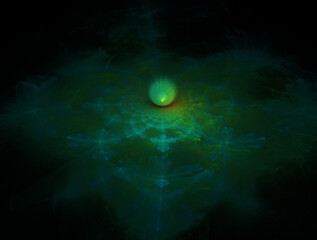 Imaginatory fractal abstract background Image