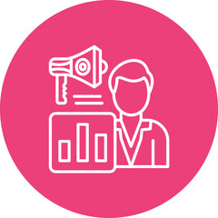 Promotional Training Line Icon