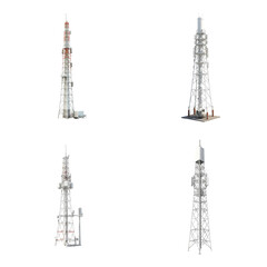 set collection tower signal Artificial Intelligence Generative