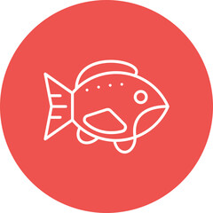 Trout Line Icon