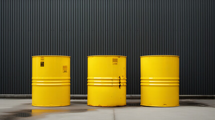 yellow barrels