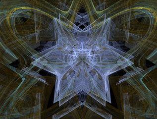 Imaginatory fractal abstract background Image