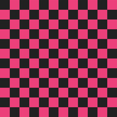 Pink and black checker pattern. checker seamless pattern vector. checker pattern. Decorative elements, floor tiles, wall tiles, bathroom tiles, swimming pool tiles.