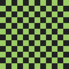Light green and black checker pattern. checker seamless pattern vector. checker pattern. Decorative elements, floor tiles, wall tiles, bathroom tiles, swimming pool tiles.