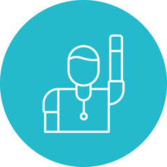 Aerobics Line Icon