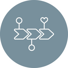 Baseline Activity Line Icon