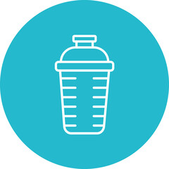 Protein Shake Line Icon