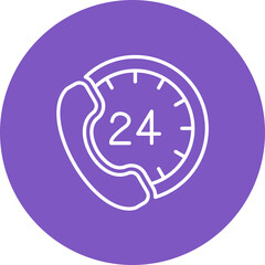 24H Support Line Icon