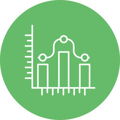 Clustered Column Line Icon