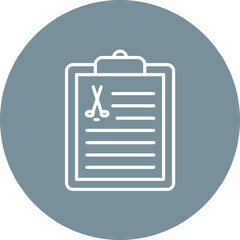 Hockey Camp Registration Line Icon