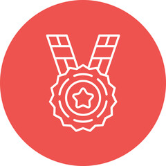 Award Line Icon