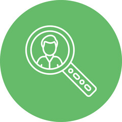 Researcher Line Icon