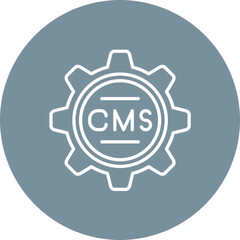 Cms Line Icon