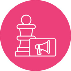 Content Strategy Line Icon
