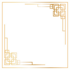 Chinese New Year frame PNG. Transparent Background