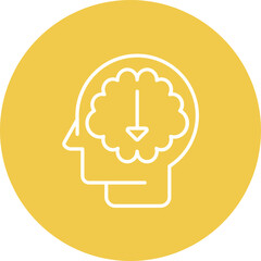 Lower Stress Levels Line Icon