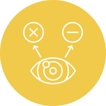 recommend clip art: Stereo Vision Line Icon