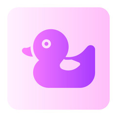 rubber duck gradient icon