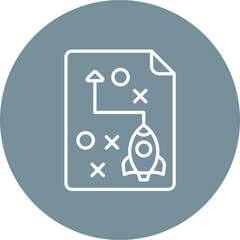 Release Planning Line Icon