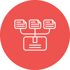 Fototapeta premium Repository Line Icon