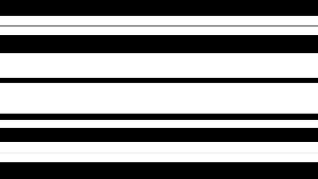 Horizontal stripes transition masks