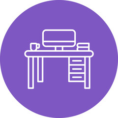 Workspace Line Icon