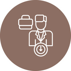 Internal Applicants Line Icon