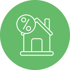 Tax Lien Line Icon