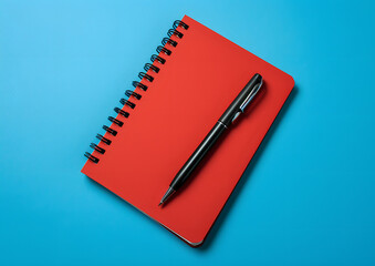 notebook with pen, generative ai