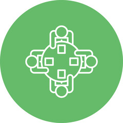 Board Of Directors Line Icon