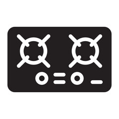 stove glyph icon