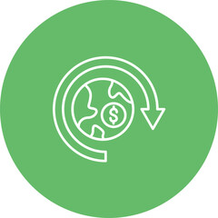 Recycling Line Icon