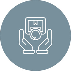 Fototapeta premium By Products Recovery Line Icon