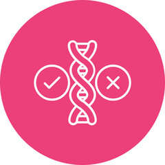 Bioethics Debate Line Icon