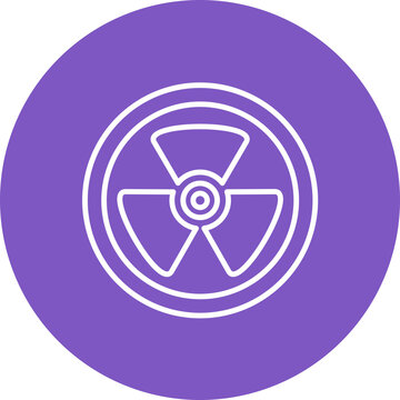 recommend clip art: Radiation Line Icon
