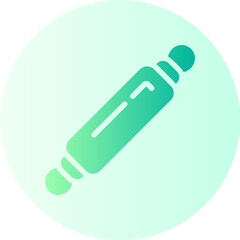 rolling pin gradient icon