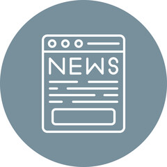 Online Report Line Icon