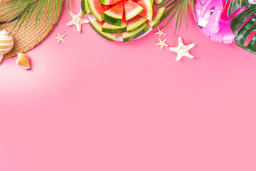 Hello summer holiday background