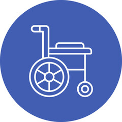 Wheelchair Line Icon