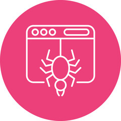 Spider Line Icon