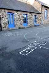 Cours d'une école primaire en Bretagne