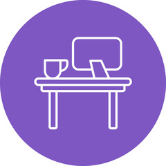 Business Workplace Line Icon