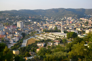 Fototapeta na wymiar Valona panorama Albainia